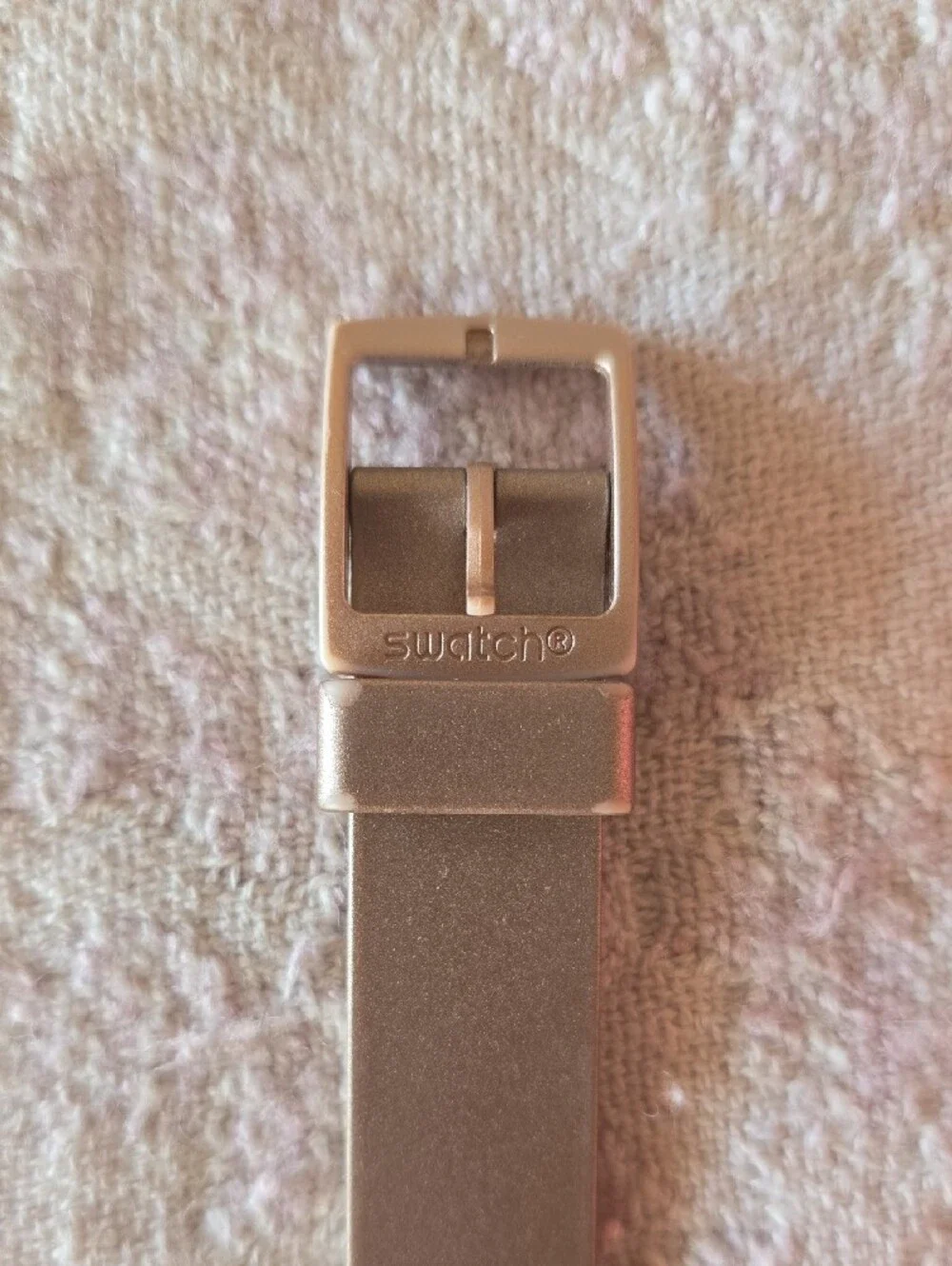 Swatch Rose Gold Tone Minimalist Women's Watch